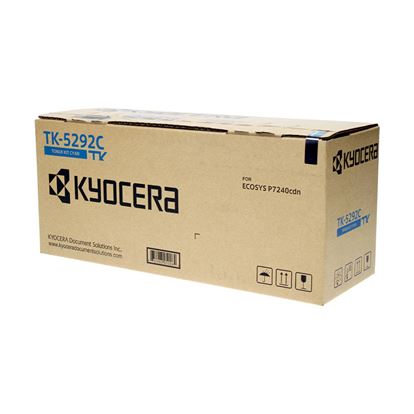 OEM Kyocera Mita TK-5292C (1T02TXCUS0) Toner Cartridge, Cyan 13K Yield 1