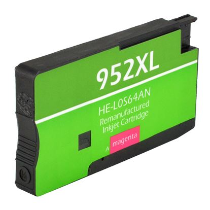 Remanufactured HP 952XL (L0S64AN) InkJet Cartridge, Magenta 1.6K High Yield 1
