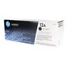 OEM HP 12A (Q2612A) Toner Cartridge, Black 2K Yield 1