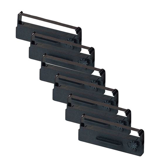 Compatible Epson ERC-27B POS Ribbon, Black, 6/Pack 1