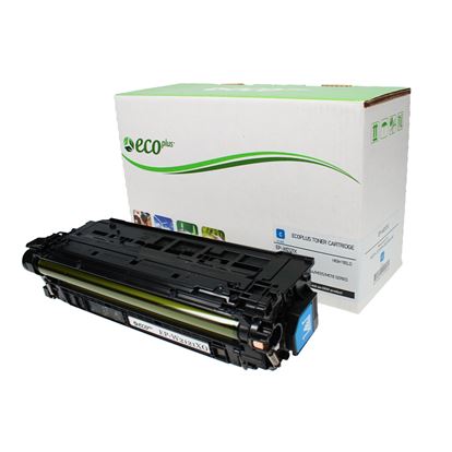 EcoPlus HP 212X (W2121X) Toner Cartridge, Cyan 10K High Yield, (Used OEM Chip) Made in USA 1