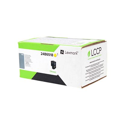 OEM Lexmark  (24B6518) Toner Cartridge, Yellow 10K Yield 1
