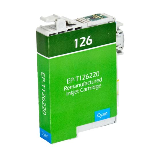 Remanufactured Epson 126 (T126220) InkJet Cartridge, Cyan 470 High Yield 1