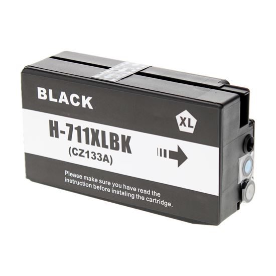 Remanufactured HP 711 (CZ133A) Wide Format, Black 80ml 1