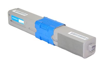 Remanufactured Okidata C330/C530 (44469703) Toner Cartridge, Cyan 3K Yield 1