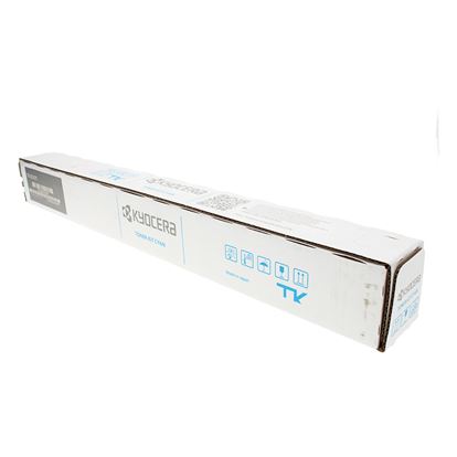 OEM Kyocera Mita TK-8337C (1T02RLCUS0) Toner Cartridge, Cyan 15K Yield 1