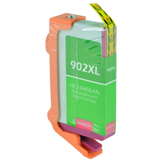 Remanufactured HP 902XL (T6M06AN) InkJet Cartridge, Magenta 825 High Yield, ., Bulk (No Box) 1