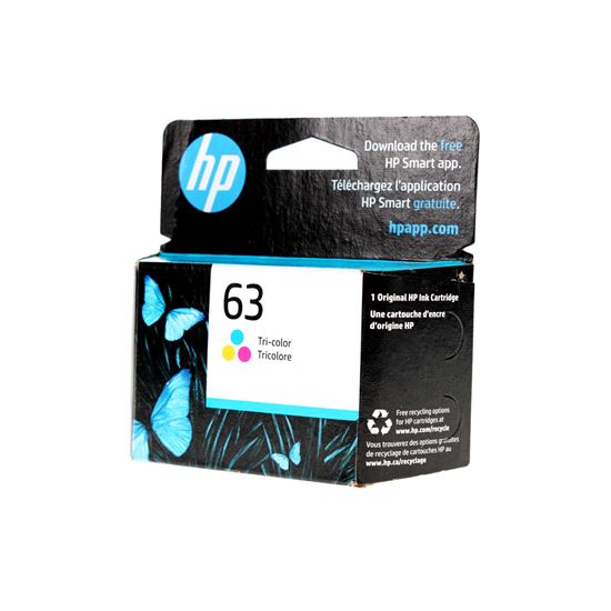 OEM HP 63 (F6U61AN) Inkjet, Color 165 Yield 1