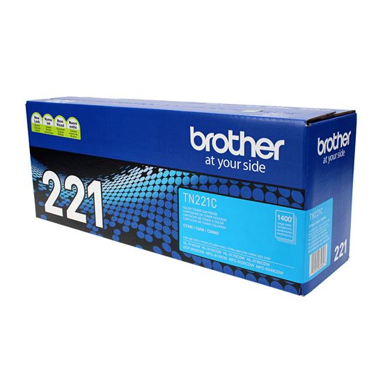 OEM Brother  (TN221C) Toner Cartridge, Cyan 1.4K Yield 1