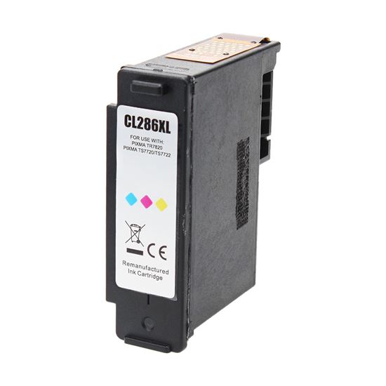 Remanufactured Canon CL-286XL (6216C001) Inkjet Cartridge, Tri-Color 400 High Yield 1