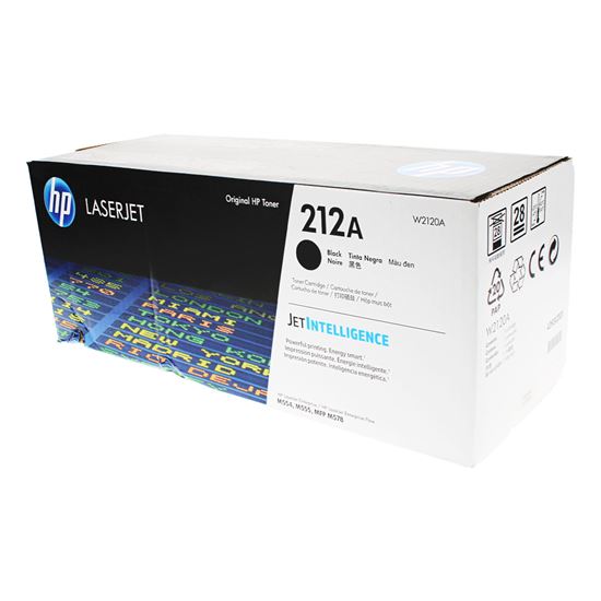 OEM HP 212A (W2120A) Toner Cartridge, Black 5.5K Yield 1