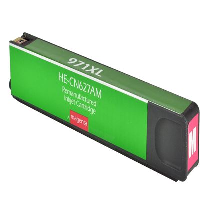 Remanufactured HP 971XL (CN627AM) InkJet Cartridge, Magenta 6.6K High Yield 1