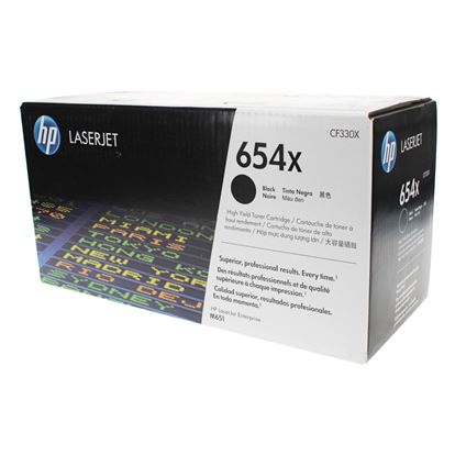 OEM HP 654X (CF330X) Toner Cartridge, Black 20.5K High Yield 1