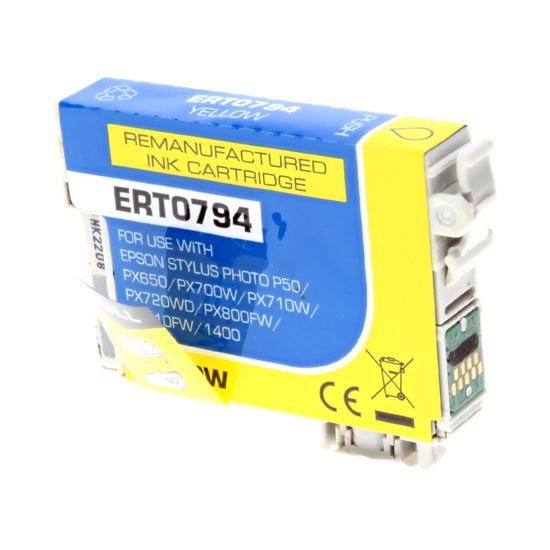 Remanufactured Epson 79 (T079420) InkJet Cartridge, Yellow 11ML 1