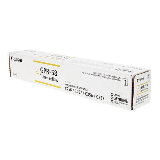 OEM Canon GPR-58 (2185C003) Toner Cartridge, Yellow 18K Yield 1