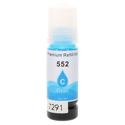 Remanufactured Epson 552 (T552220-S) InkJet Cartridge, Cyan 6200 Yield 1