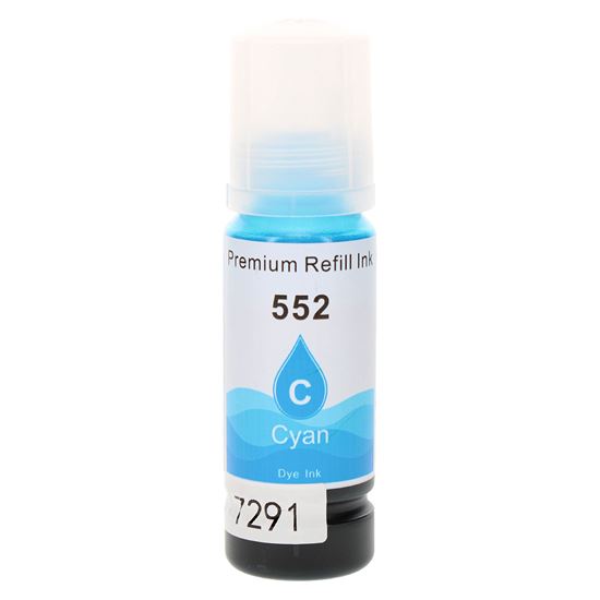 Remanufactured Epson 552 (T552220-S) InkJet Cartridge, Cyan 6200 Yield 1