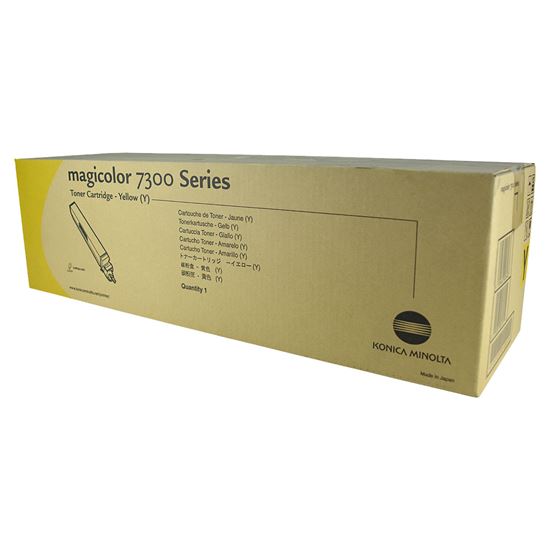 OEM Konica Minolta  (1710530002) Toner Cartridge, Yellow 7.5K Yield 1