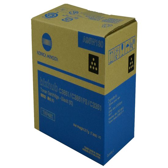 OEM Konica Minolta TNP49K (A95W130) Toner Cartridge, Black 13K Yield 1