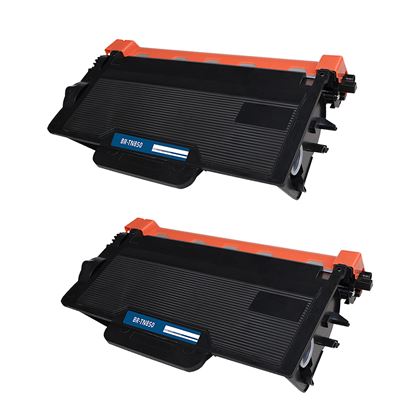 Compatible Brother TN850 (TN850, TN820) Toner Cartridge, Black 8K High Yield, 2 Cartridge Value Pack 1