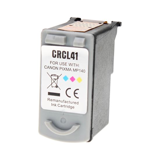 Remanufactured Canon CL-41/CL-51 (0617B002) Inkjet Cartridge, Universal Tri-Color 195 Yield, CL-41/51 1