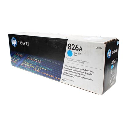 OEM HP 826A (CF311A) Toner Cartridge, Cyan 31.5K Yield 1