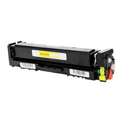 Compatible HP 218X (W2182X) Toner Cartridge, Yellow 2.5K High Yield, (New Chip) 1