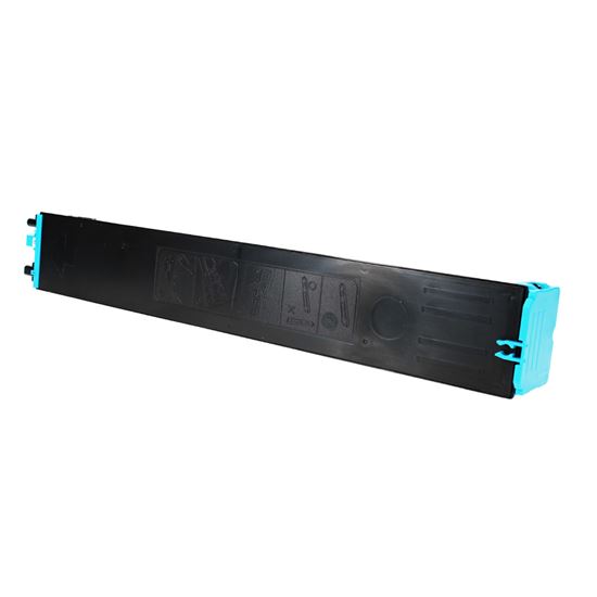 Compatible Sharp MX-2630 / MX-3050 (MX-61NTCA) Toner Cartridge, Cyan 24K Yield, TAA Compliant, Made in USA 1