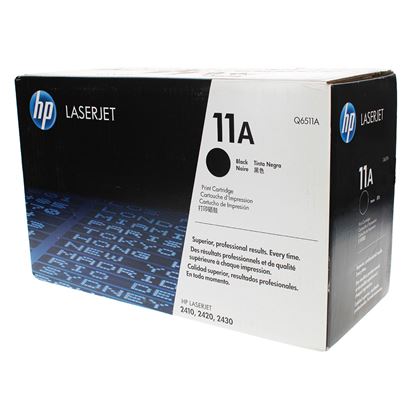 OEM HP 11A (Q6511A) Toner Cartridge, Black 6K Yield 1