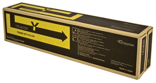 OEM Copystar TK-8709Y (1T02K9ACS0) Toner Cartridge, Yellow 30K Yield 1