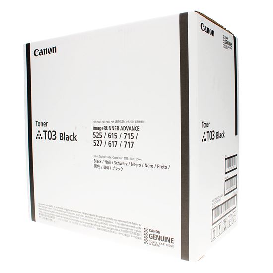 OEM Canon T03 (2725C001) Toner Cartridge, Black 51.5K Yield 1