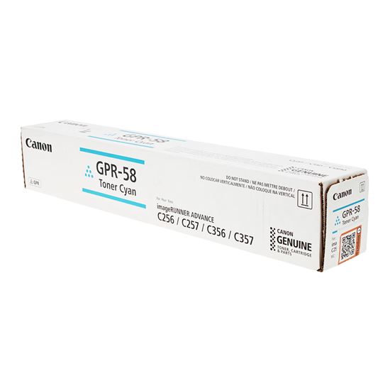 OEM Canon GPR-58 (2183C003) Toner Cartridge, Cyan 18K Yield 1