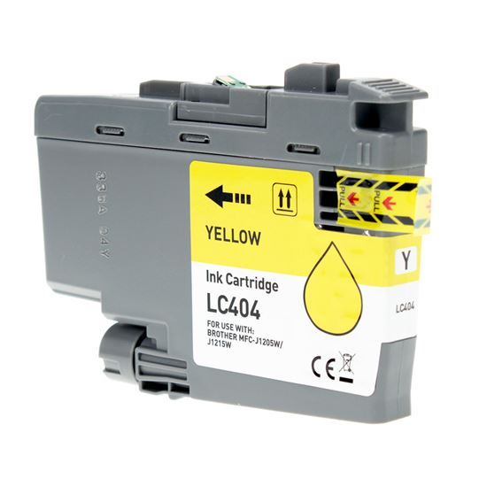 Compatible Brother LC404Y Inkjet Cartridge, Yellow 750 Yield 1