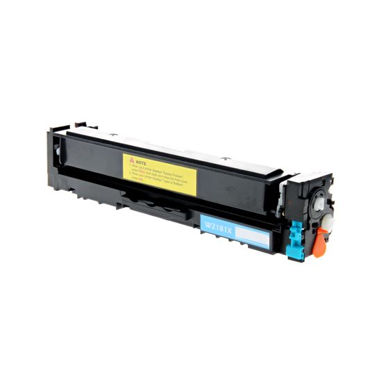 Compatible HP 218X (W2181X) Toner Cartridge, Cyan 2.5K High Yield, DIY(No Chip) 1