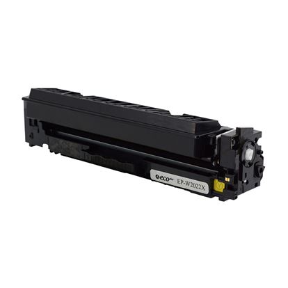 EcoPlus HP 414X (W2022X) Toner Cartridge, Yellow 6K High Yield, (Used OEM Chip) 1