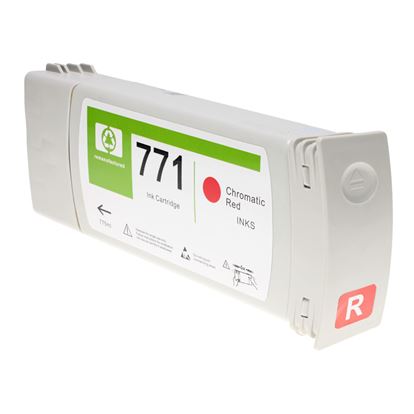 Remanufactured HP 771A (B6Y16A) Wide Format, Chromatic Red 775ml 1