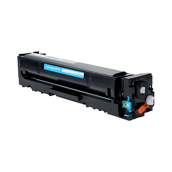 Compatible Canon 075H (6368C001) Toner Cartridge, Cyan 2.5K High Yield, (New Chip) 1