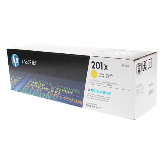 OEM HP 201X (CF402X) Toner Cartridge, Yellow 2.3K High Yield 1