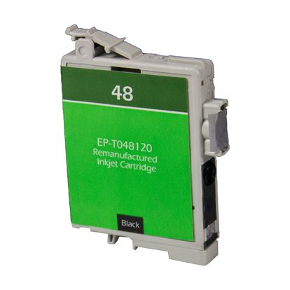 Remanufactured Epson 48 (T048120) InkJet Cartridge, Black 430 Yield 1
