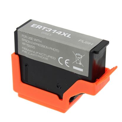 Remanufactured Epson 314XL (T314XL720) InkJet Cartridge, Gray 830 High Yield 1