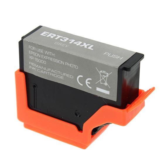 Remanufactured Epson 314XL (T314XL720) InkJet Cartridge, Gray 830 High Yield 1