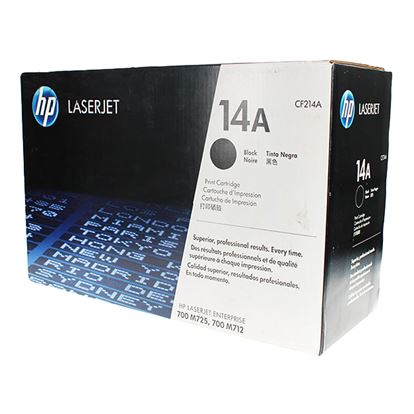 OEM HP 14A (CF214A) Toner Cartridge, Black 10K Yield 1