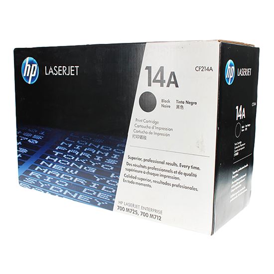 OEM HP 14A (CF214A) Toner Cartridge, Black 10K Yield 1