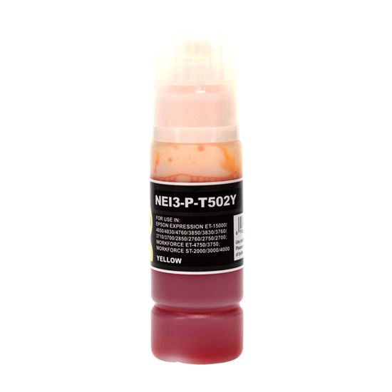 Compatible Epson 502 (T502420) Ink Bottle, Yellow 6000 Yield 1