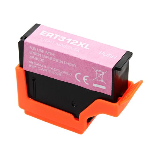 Remanufactured Epson 312XL (T312XL620) InkJet Cartridge, Photo Light Magenta 500 High Yield 1