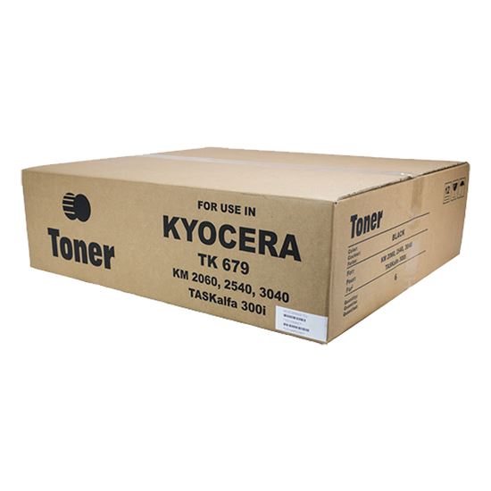 Compatible Kyocera Mita TK-679 (1T02H00CS0) Toner Cartridge, Black 20K Yield, W/ Waste Toner Container 1