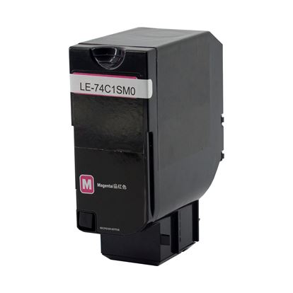 Remanufactured Lexmark 74C1SM0 Toner Cartridge, Magenta 7K Yield, Made in USA 1
