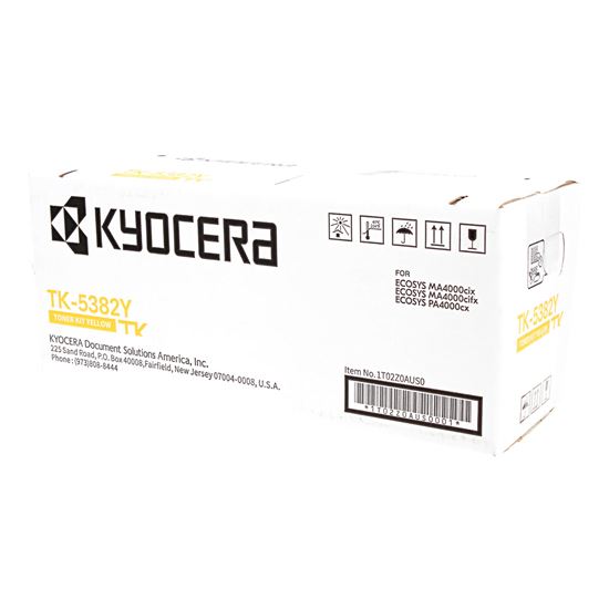 OEM Kyocera Mita TK-5382Y (1T02Z0AUS0) Toner Cartridge, Yellow 10K Yield 1