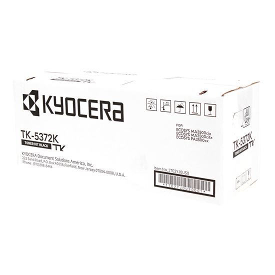 OEM Kyocera Mita TK-5372K (1T02YJ0US0) Toner Cartridge, Black 7K Yield 1