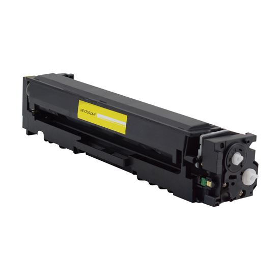 Compatible HP 202X (CF502X) Toner Cartridge, Yellow 2.5K High Yield 1